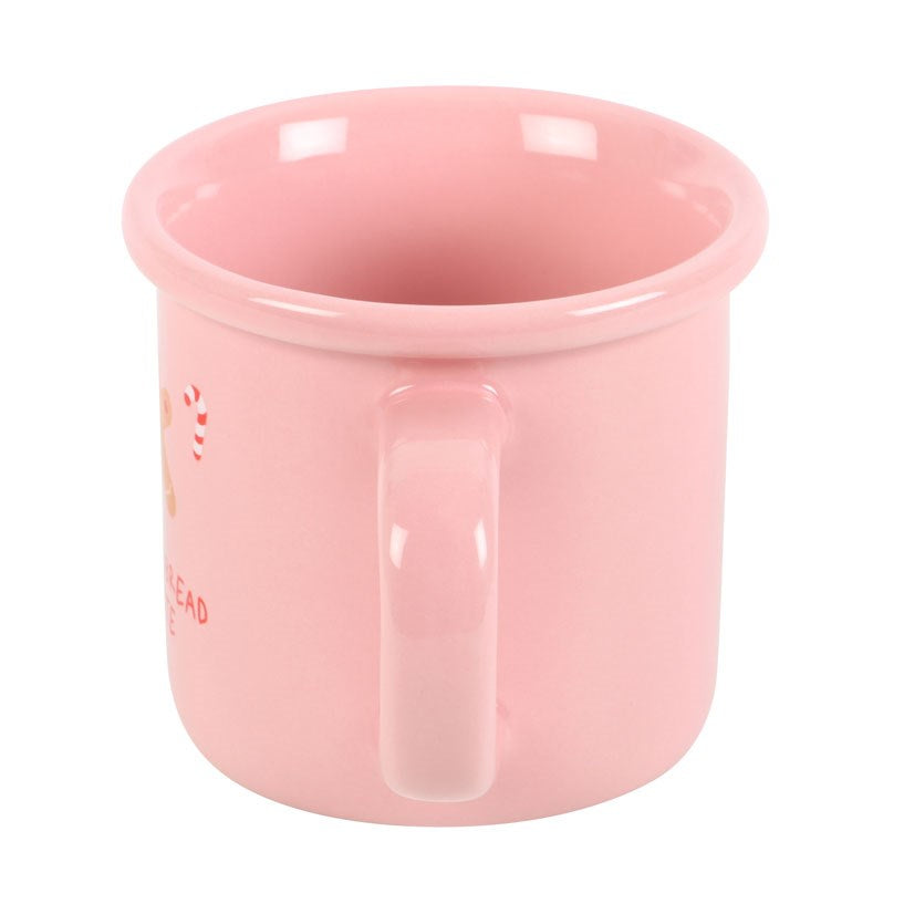 Taza de jengibre rosa